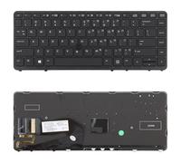 PC Laptop Replacement Parts for HP EliteBook 840 G1 / 850 G1 US Version Keyboard with Backlight and Pointing (Black) Accessories