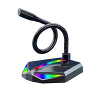 PC Microphone Adjustable Home Audio PC Equipment with RGB Light