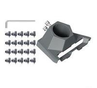 PC Mount Bracket Base Designed for Starlink For Mini and For Gen 3 Antennas to Mount on Vertical Round Pipes Ranging from 32mm to 62mm Diameter