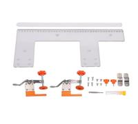 PC No Handle Slotting Template 3mm Grooving Cutter 2 Quick Clamps Wardrobe Cupboard U Shaped Groove Tool