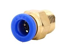 PC Pneumatic Fitting Connector 4-m5 4-M6 4mm 6mm 8mm 10mm 12mm Thread 1/4 1/2 1/8 3/8 Compressed Hose Tube Pipe 50Pcs(8-02)