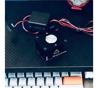 PC Power Button, External Computer Start Button, With Receiver, Coverage Range: 1-1.5 Meter, Aluminum Alloy Body, Built-in Battery, For Office, Home, DIY Builds, Internet Cafes(Black)