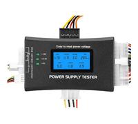 PC Power Supply Tester Testeur d'ordinateur ATX, 20/24 4/6/8 Pin 1.8inch LCD Digital Display with Buzzer Alarm, for ATX/BTX/ITX/TFX/IDE/HDD/SATA/BYI Connections