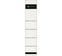 Leitz Self Adhesive Replacement Spine Labels for Standard 50 mm Lever Arch Files, Narrow and Short, 39 x 192 mm, Paper, 16430085 - Light Grey, Pack of 10