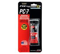 PC Products 027776 PC-7 Paste Epoxy Heavy Duty Adhesive Permanent Repair, 2 Ounce, Dark Grey