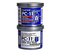 PC-Products PC-11 Epoxy Adhesive Paste, Two-Part Marine Grade, 1lb in Two Cans, Off White 160114