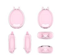 PC Protective Cover for Tamagotchi O.riginal Game Console Transparent Earthquake Resistant and Fall Resistant Protective Case Portable Sleeve Skin (Transparent Pink)