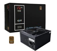 PC PSU 700W ATV CiT FX Pro 14cm Fan APFC 80 Plus Tower/Case Power Supply Unit