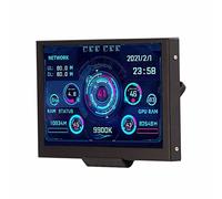 PC Sensor Panel Display Temperature Monitor, 5in IPS USB Mini Screen, AIDA64 PC CPU GPU RAM Data Monitor for Win, PC Temperature Display for PC ARGB Computer Case Secondary Screen