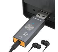 PC Sound Card USB to 3.5mm Noise Reduction Converter