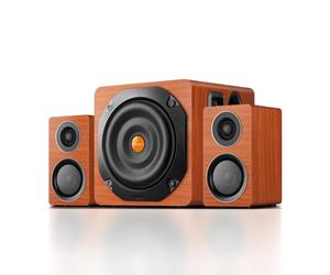 PC Speakers with Subwoofer, Computer Gaming System Surround Sound, Desktop Speakers, UK Plug, Support Optical/Coaxial/RCA/Wireless Connection, for PC/PS4/Xbox/TV/Smartphone/Tablet/Music Player