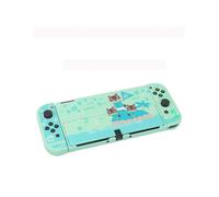 PC Split Frosted Hard Protective Shell Cover for NS-Switch OLED Console,Animal Crossing Pattern