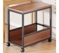 Pc stand for floor,2 Tier Computer Tower Stand with Wheels, CPU Holder Stands Metal Frame,Mobile pc holder for Home Office