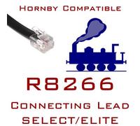 PC Supplies Limited Hornby Compatible R8266 3 Metre - Connecting Lead for Select and Elite 00 Gauge RJ12 4-Wire Lead Digital (DCC) Power And Control
