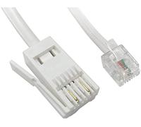 PC Supplies Limited PCSL® - BT Plug to RJ11 ~ SKY Satelite Box Telephone/Modem Cable, for use with SKY/SKY + / SKY PLUS/SKY HD (2m, White)