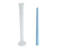 PC Taper Candle Molds, 3D Handmade Candle Making Mould, Classic Long Pole Tall Taper Mould, Pillar Candles Craft Supply, for Church Candlelight Dinner Wedding Valentine's Day Home Decoration