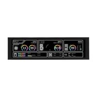 PC Temperature Display Panel 8.8 Inch Professional High Resolution CPU GPU Data Sensor Panel for 10, 11 for Workstations or Gaming Setups (Black)