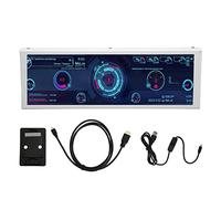 PC Temperature Display Screen, PC Temp Monitor Multifinection 1280x400 60Hz for aida64 for the Desktop