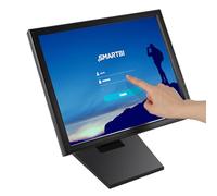 PC Touchscreen Monitor, 17 Inch Touch Screen Monitor for PC, Slim Bezel Desktop USB Touchscreen Display with Stylus Pen, 300cd/㎡ Portable Monitors, for Home Office, Business POS, Digital Signage