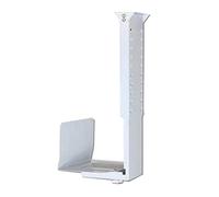 PC Tower Stand CPU Holder Under Desk Mount - Adjustable Wall Side PC, Universal Case Heavy Duty Tower Holds up to 55lbs PC Stand for Carpet(White)