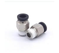 PC Type NPT Thread Pneumatic Connector Quick Release Fittings Push-On Hose Fittings Hose 5/32 5/16 1/4 3/8(1l4-NPT3l8,50PCS)