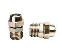 PC Type OD 4/6/8/12mm Hose Tube M5/1/8 / 1/4 3/8 1/2 Inch Male Thread Pneumatic Fast Twist Fittings 1Pcs(KL-PC12-03)