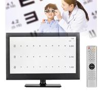 PC Version Visual Acuity Chart Digital, 21.5 In LCD Electronic Optical Eye Charts With Multiple Visual Targets and Remote, 1-6m Distance Adjustable & Clear Measurement, for Home Hospital Clinic