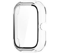 PC Watch Case with Tempered Glass Protective Case Anti-Fall Watch Screen Protector Anti-Scratch for Choice Haylou Watch (A)