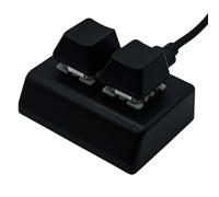 PC with mechanical keyboard: mini compact keyboard, cherry axis keys