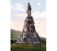 PC15 Vintage Photograph Black Watch War Monument Scottish Poster Art Re-Print - A3 (432 x 305mm) 16.5" x 11.7"