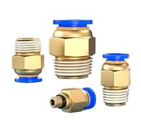 PC4-01 PC6-01 PC8-02 4 6 8 10 Threaded Pneumatic Straight Connect 10-01(PC6-M5,500PCS)