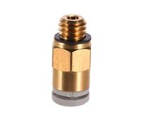 PC4-M6 Pneumatic Air Straight Quick Fitting Connector for CR-10 Series/Ender-3 3D Printer Extruder, 1pc