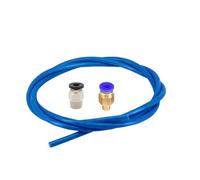 PC4-M6 Pneumatic Connector With 1M Tube 2 * 4MM 3D Printer Parts(Blue)