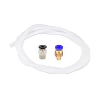 PC4-M6 Pneumatic Connector With 1M Tube 2 * 4MM 3D Printer Parts(White)