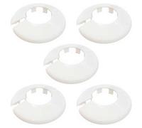 Pc42 Talon Waste Pipe Collars Covers 42mm White 5 Pack