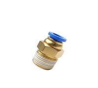 PC8-01 PC8-02 PC8-03 PC8-04 Brass Pneumatic Fitting 8mm Hose Tube Push in Fittings 50/100/500pcs(PC8-04,100 PCS)