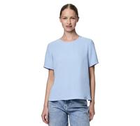PIECES Women's Pcanna Ss O-Neck Top Noos Bc, Cashmere Blue, Large