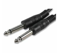 PCArena Guitar Amp Cable 6.35mm To 1/4" Mono Jack Plug Lead 20m