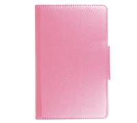 PCATEC HUAWEI MediaPad M3 8.4 inch Keyboard Cover -Detachable Hidden Wireless Bluetooth Keyboard Muti-angle Folio PU Leather Case Smart Cover For HUAWEI MediaPad M3 8.4 inch Tablet (Pink)