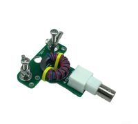 PCB-Based 4:1 HF Balun for Portable Shortwave Dipole Antenna Setups Including Female BNC Termination and Hoist-Compatible 1/4 Inch Hole