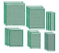 PCB Board Kit 32PCS Double Sided Printed Circuit Protoboards for Hands On Electronics Development and Circuit Experimentation