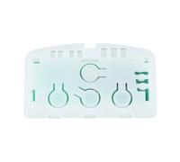 PCB Flush Switch Control Board Replacement 50709 for C250S, Rectangular Circuit Board with Circular Conductive Pads for Vehicle Restroom Repair Portable Toilet Flush Plate