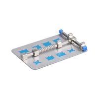 PCB Holder - 120x80mm Mobile Phone Motherboard Welding Bracket | Stainless Steel Clamp Stand Electronics Repair | Soldering & Fixing | Stable DIY Workstation Tool for Phones,Tablets,Circuit Boards