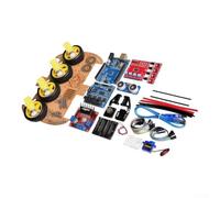 PCB Metal Robot Car Kit 4WD Line Tracking Module Included