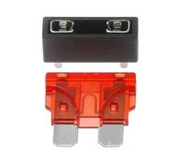 PCB Panel Mount Car Fuse Holder, 20 Pieces, Universal Micro Mini Fuse Block Terminal, Black (Mini 20A)