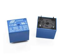 PCB Relay - 10 Pcs DC 12V Coil 15A 250VAC 5 Pins Mini Power Relay PCB Type for Household Appliances，Network Communications, Electronic equipments, etc