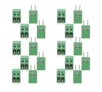 Pcb Screw Modular 20pcs Terminal Block Connector 2.54mm 2-pin Plastic | Secure Screw Connection Single Screw Mechanism, Supports Frequent Plugging, Space-saving Design, Iec 60947-7-1 Certified
