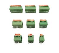 PCB Screw Terminal Block Connector, 10Pcs KF141V / KF141R 2.54mm Pitch 2 to 10 Pin PCB Terminal Block Connector Terminals Pin Header Straight/Right Angle(Kf141r,3Pin)