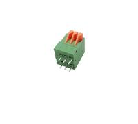 PCB Screw Terminal Block Connector, 10Pcs KF141V PCB Mount Terminal Block Connector 2.54mm Pitch 2 to 10 Pin Straight PCB Terminals Block Connector(3pin)