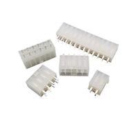 PCB Screw Terminal Block Connector, 5Pcs Pitch 4.2mm Female Socket Terminal Header Housing Power Wire Connector 5557 Double Row 2x1~12 Pin Straight(2x3pin)